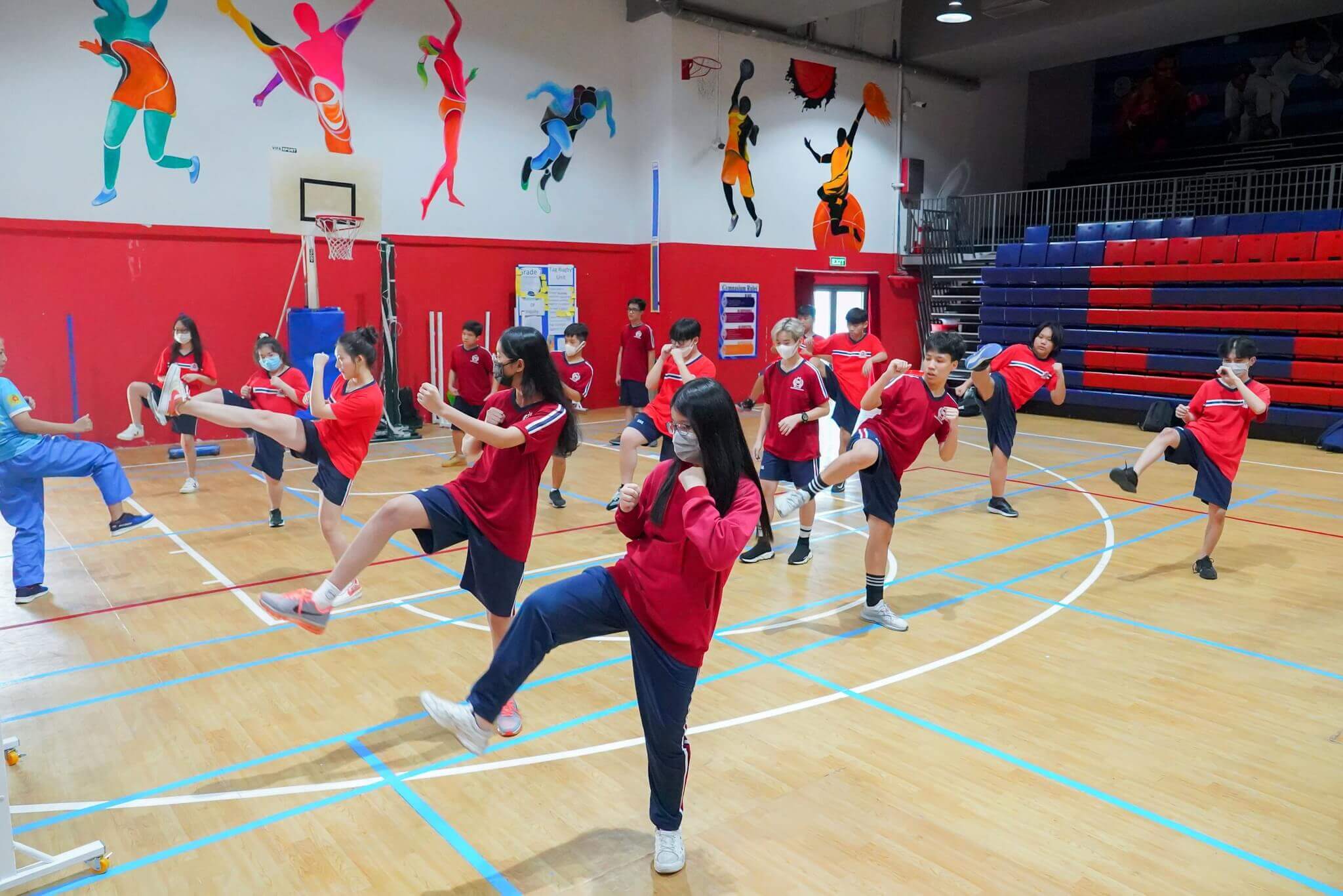 Self-defence classes are offered to SNA high school students